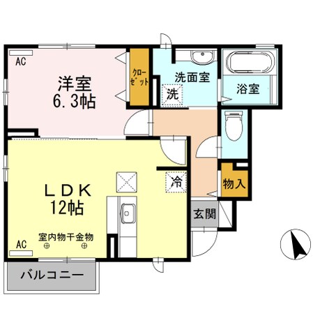 Ｙ Ｆｌａｔｓの物件間取画像